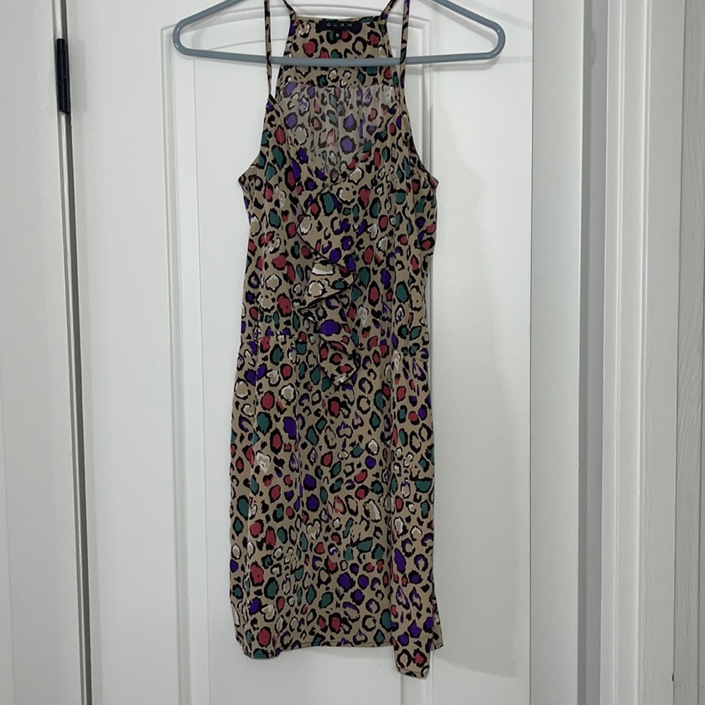 GLAM animal print dress